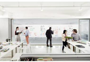Post-it Whiteboardfolie Flex Write Surface FWS6X4 120x180cm selbstklebend abwischbar