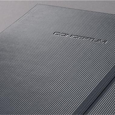 SIGEL Notizbuch Conceptum CO121 DIN A5 kariert 97 Blatt schwarz Hardcover