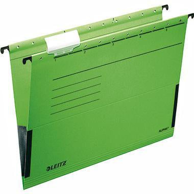 Leitz Hängetasche ALPHA® gelb DIN A4, 5 St./Pack., recycelter Pendareckarton, Blauer Engel
