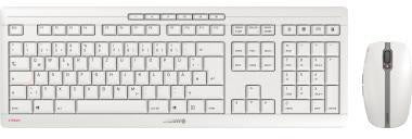CHERRY STREAM DESKTOP Tastatur-Maus-Set – Kabellos, leise SX-Scherentechnologie, QWERTZ, Blauer Engel