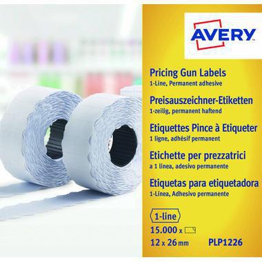 Avery Zweckform Endlosetikett PLP1226 12x26mm 15.000 St./Pack. für Preisauszeichnung