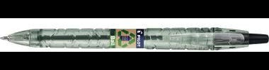PILOT Kugelschreiber Bottle 2 Pen Ecoball – 86 % recycelt, 0,4 mm, schwarz