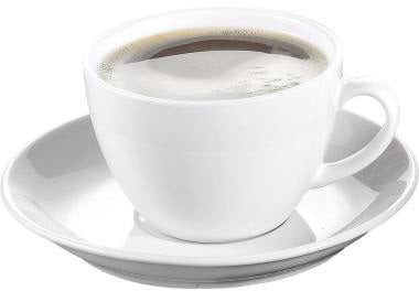 Esmeyer Kaffeetasse BISTRO 200 ml Porzellan weiß inkl. Untertasse 6 St./Pack.