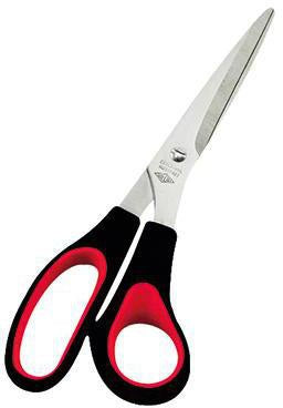 WEDO Universalschere 21 cm Edelstahl Softgriff schwarz/rot für Rechtshänder