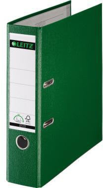 LEITZ Ordner 1010 DIN A4 80 mm Polypropylen weiß – 180°-Präzisionshebelmechanik