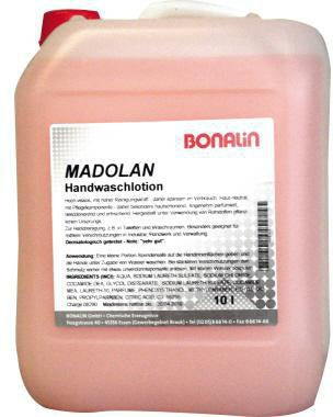 BONALIN Flüssigseife Madolan 5 Liter rosa – dermatologisch getestete Handseife für Industrie und Verwaltung