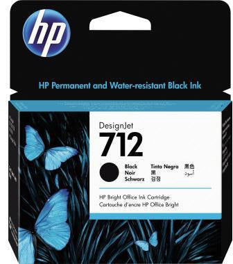 HP Tintenpatrone 712 3ED70A Original schwarz 38 ml für DesignJet Studio T210 T230 T250 T630 T650
