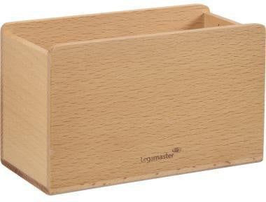 Legamaster WOODEN Glasboard-Zubehörhalter aus Buchenholz, magnetisch, braun