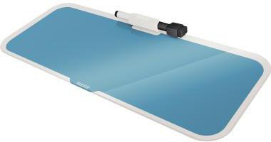 LEITZ Memoboard Cosy 52690019 in Gelb – Glas-Hafttafel mit Stiftehalter & Marker
