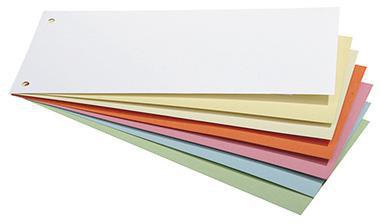 Soennecken Trennstreifen oeco 24 x 10,5 cm blau, 100 Stück, Recyclingkarton, Blauer Engel