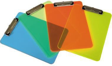 MAUL Klemmbrett MAULneon DIN A4 gelb transparent 22,6 x 31,8 cm