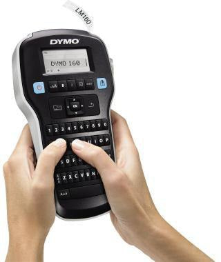 DYMO LabelManager 160 Value Pack Beschriftungsgerät mit 3 D1-Bändern 12 mm