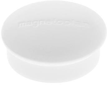magnetoplan Magnet Discofix Mini 1664601 – 20 mm grau, 10 Stück, runde Ferrit-Magnete