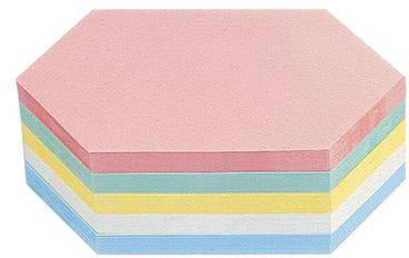 magnetoplan Moderationskarten Rhombus 200x95mm, 500 Stück, farbig sortiert, 120 g/m²
