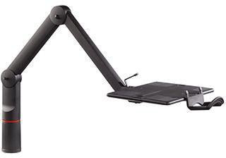 NOVUS Telefonschwenkarm TalkMaster 710+0002+000 – 360° drehbar, 2 kg Tragkraft, lichtgrau