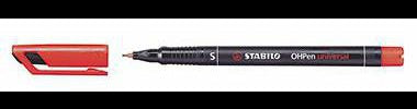 STABILO Folienstift OHPen 841/41 S – Permanent blau, 0,4 mm, bis 72 Std. Austrocknungsschutz