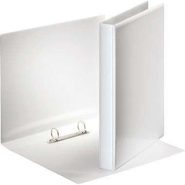 Esselte Präsentationsringbuch DIN A4 38 mm PP weiß – 2-Ring-Rundmechanik für 190 Blatt
