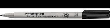 STAEDTLER Lumocolor 315-3 Folienstift non-permanent blau 1 mm – abwischbar, Made in Germany