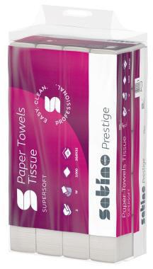 SATINO BY WEPA Papierhandtuch prestige 20,6x32cm 2-lagig W-Falz 3.000 Blatt