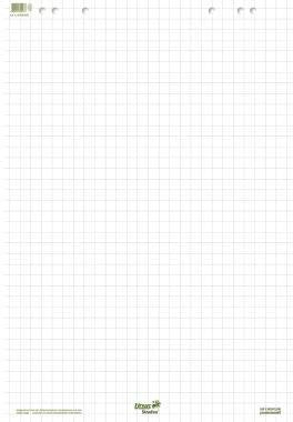URSUS STAUFEN Flipchartblock Green 68 x 99 cm blanko 20 Blatt Recyclingpapier