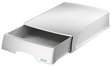 LEITZ Briefablage Plus 52100035 DIN A4 stapelbar PS blau – Schublade für vertrauliche Unterlagen