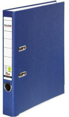 FALKEN Ordner S50 Color Vegan DIN A4 50 mm PP grau – Hebelmechanik, FSC, vegan