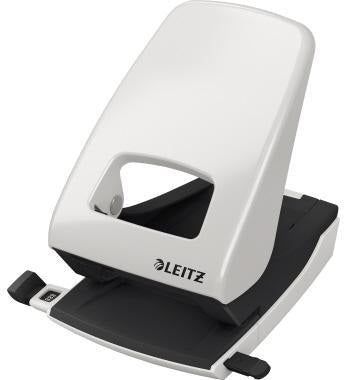 LEITZ Registraturlocher NeXXt 51380035 – Metall, 40 Blatt, 8 cm Lochung, blau