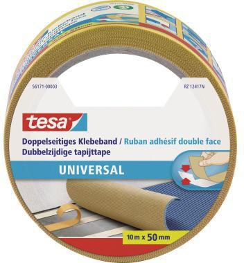 tesa Klebeband Universal 56170-00004-01 doppelseitig klebend 50 mm x 5 m weiß