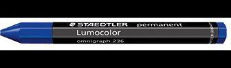 STAEDTLER Signierkreide Lumocolor permanent omnigraph 236-2 rot – wasserfest & lichtecht