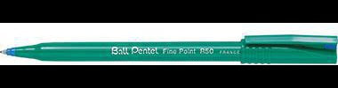 Pentel Ball R50 Tintenroller 0,4 mm Schwarz – Kult-Stift mit plastikgefederter Rundspitze