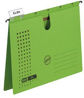 ELBA Hängehefter chic ULTIMATE DIN A4 gelb 240 g/m² 5 St./Pack. mit Metall-Hängeschienen