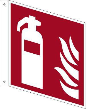 NEUTRALWARE Hinweisschild Löschschlauch ISO 7010/F002 200x200 mm Hart-PVC nachleuchtend