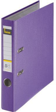 BENE Ordner 291600 DIN A4 52 mm PP blau – FSC-zertifizierter Büroordner mit Hebelmechanik