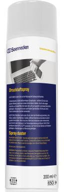 Soennecken Druckluftspray 71638 nicht brennbar 200 ml – HFC-frei, mit Verlängerungsröhrchen