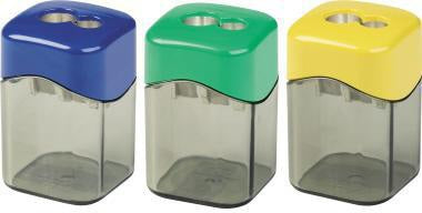 M+R Dosenspitzer Quattro Swing Eco 8,2 & 11,2 mm – Magnesium-Spitzer mit recyceltem Polystyrol-Behälter