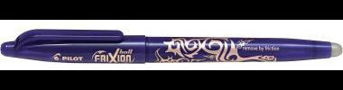 PILOT FriXion Ball 1.0 Tintenroller – radierbarer Rollerball mit 0,5 mm Strichstärke, schwarz