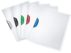 Leitz Klemmmappe ColorClip 41750025 DIN A4 für 30 Blatt, PP, rot
