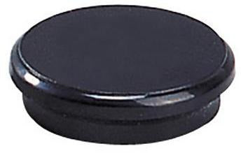 DAHLE Haftmagnet 95524-21413 24mm weiß 10 St./Pack. – Runde Präsentationsmagnete mit Griffrand