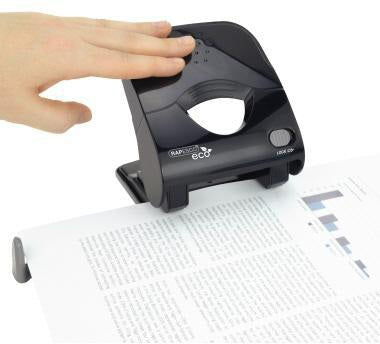 RAPESCO Locher ECO X5-30ps – 30 Blatt, ergonomisch, schwarz