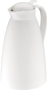 alfi Isolierkanne Eco 1 Liter weiß – 12 h heiß, 24 h kalt, BPA-frei