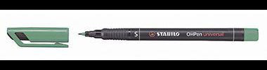 STABILO Folienstift OHPen 841/41 S – Permanent blau, 0,4 mm, bis 72 Std. Austrocknungsschutz