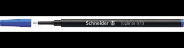 SCHNEIDER Finelinermine Topliner 970 – 0,4 mm schwarz, Cap-Off-Tinte, Edelstahlspitze