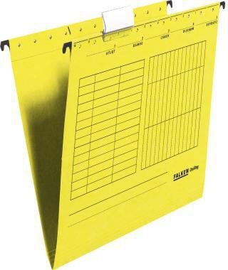 Falken Hängemappe UniReg DIN A4 naturbraun 230 g/m² recycelt 5 St./Pack.