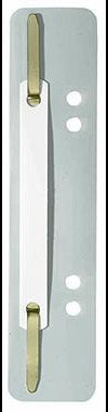 ELBA Heftstreifen 35x150mm kurz PP grau 25 St./Pack. – Robuste Heftstreifen aus Polypropylen