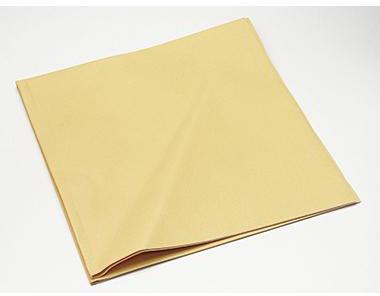 Fensterputztuch 35x40 cm Kunstleder gelb von NEUTRALWARE – Streifenfrei saubere Fenster
