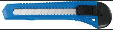 WESTCOTT Cutter OFFICE E-84000 9 mm Klinge mit Abbrechvorrichtung Kunststoff blau/schwarz