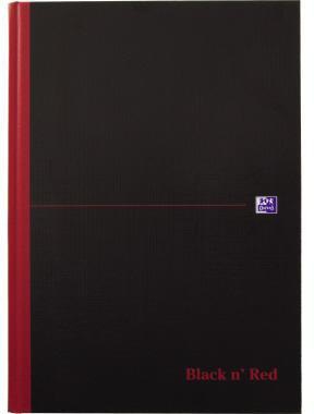 OXFORD Black n' Red Notizbuch DIN A4 liniert, 96 Blatt, 90 g/m², Hardcover