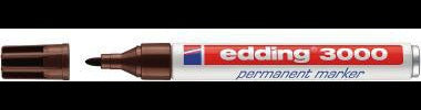 edding Permanentmarker 3000 – Rundspitze 1,5-3 mm, hellgrün, nachfüllbar, Made in Germany