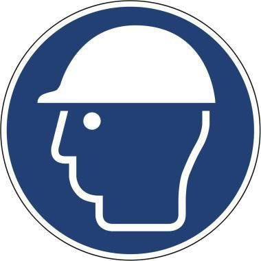 NEUTRALWARE Hinweisschild Handschutz benutzen ISO 7010 M009 rund 200 mm Hart-PVC