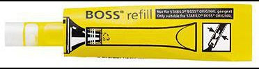 STABILO Nachfüllpatrone BOSS refill 070/24 für BOSS ORIGINAL, 3 ml, gelb